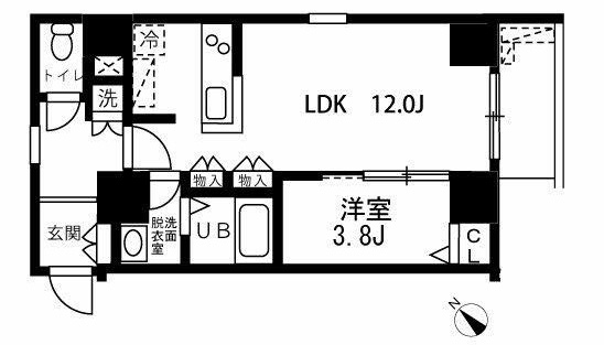 アリカ向島の間取り