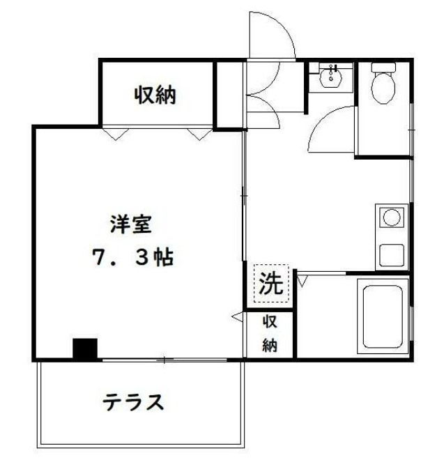 第８三和マンションの間取り|間取りです。