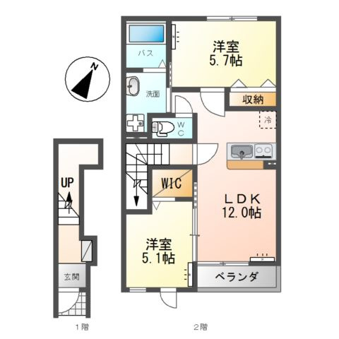 コンフォール　Ｋの間取り