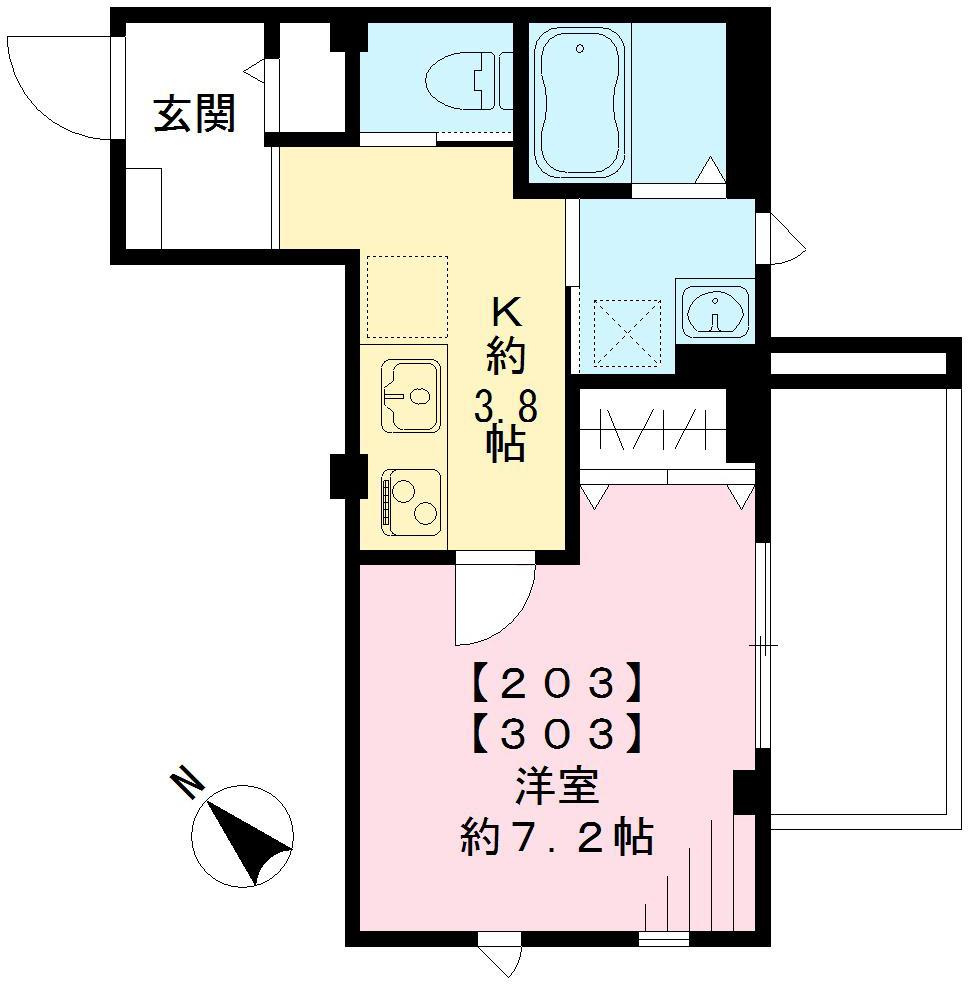 レジデンス泰地の間取り