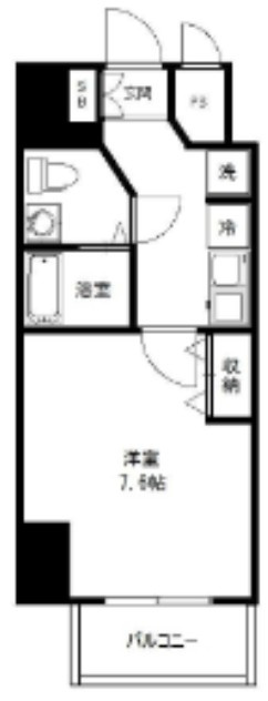 ミモラダ亀戸駅前の間取り|間取りです。