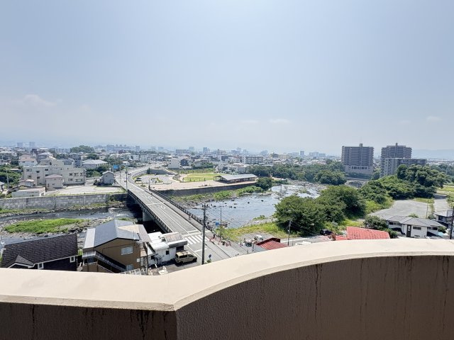 プリンスガーデン沼津　沼津市大岡の展望|バルコニーからの眺望です。
