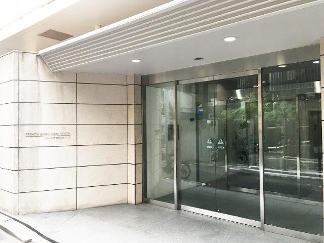 フレンシア麻布十番ノースのエントランス|建物の内部です