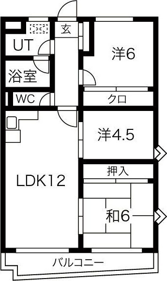ロアール赤池の間取り