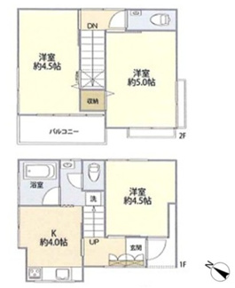 【間取り】 | 東雪谷３丁目戸建