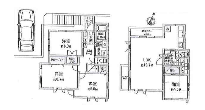 さいたま市西区大字佐知川　中古戸建の間取り|さいたま市西区大字佐知川　中古戸建・4LDK・土地面積114.47m2・建物面積90.25m2