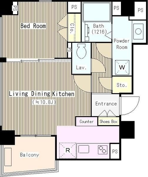 シエルトゥールロジュマンの間取り|間取りです。