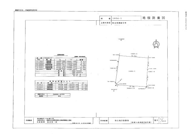 道後今市　土地の土地図