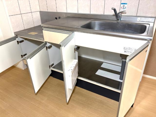 パセオラの風のキッチン|シンク下収納
