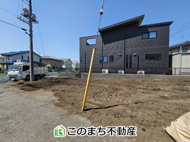 ハートフルタウン宇都宮市東町184番の外観|建築中現地写真（同社施工の完成物件・モデルハウスがご見学できます）