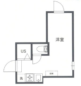アークスハウス東新宿の間取り|間取りです。
