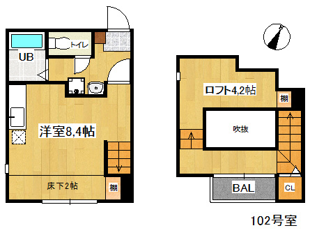【間取り】 | MAISONETIC 姪浜