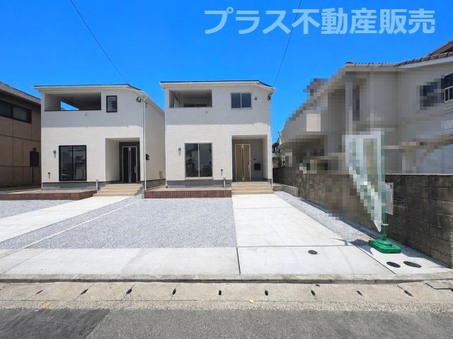 【外観】 | 福岡市早良区干隈4丁目第15　1号棟（全2棟）【仲介手数料無料・0円】 | 現地写真。同じ物件を見るなら、プラス不動産販売にお任せ下さい。