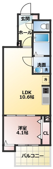 【間取り】 | ミリアビタ習志野駅前
