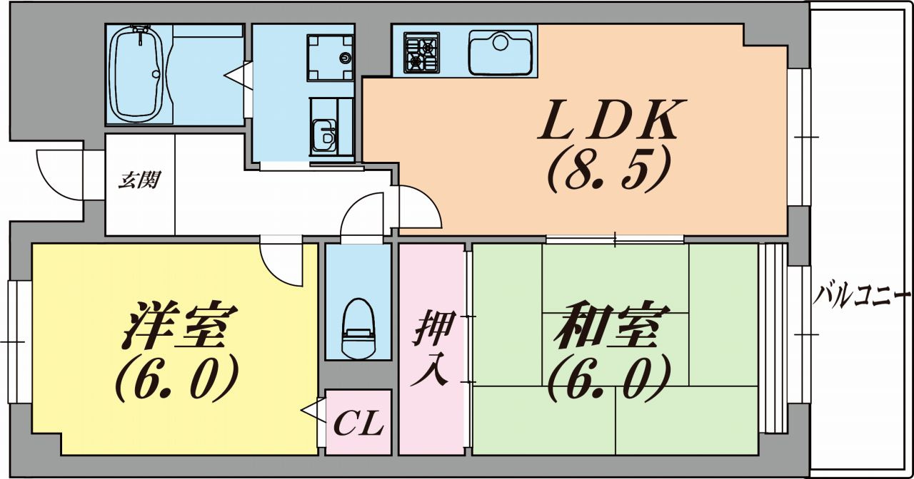 ミモザの館の間取り