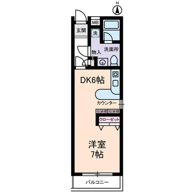 菱和パレス世田谷桜丘の間取り