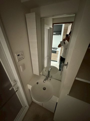 ガーラ・プレシャス三軒茶屋の独立洗面台