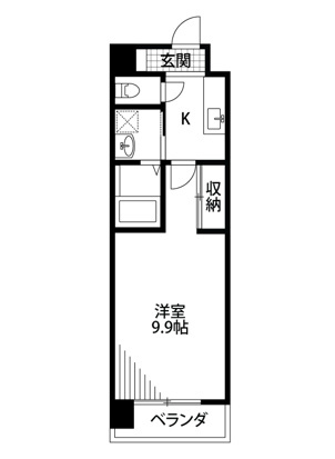 アスティオン深草の間取り