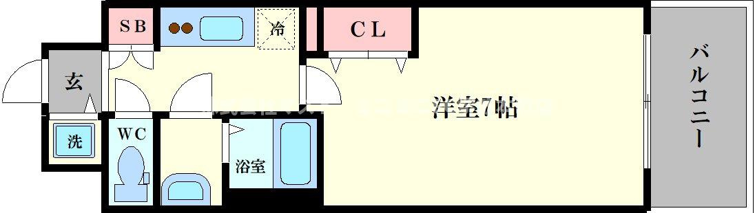 ファーストフィオーレ新梅田の間取り