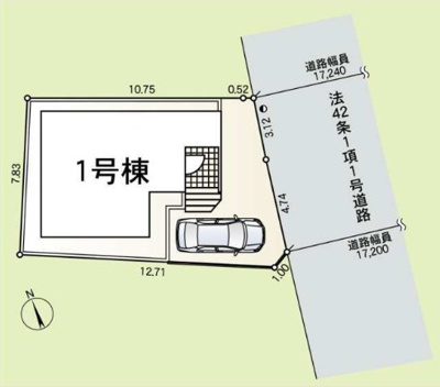 【区画図】 | 海老名市浜田町第2 新築戸建 全1棟