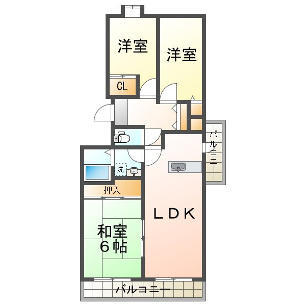 メービウス妙法寺の間取り