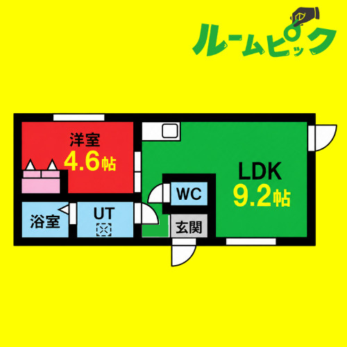 AVENIR　名古屋市賃貸　仲介手数料無料の間取り