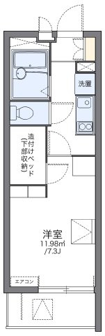 【間取り】 | レオパレスカンテサンス | 代表的な間取のため実際の間取とは異なる場合があります