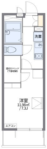 【間取り】 | レオパレス猿久保