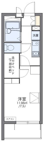 【間取り】 | レオパレスカンテサンス | 代表的な間取のため実際の間取とは異なる場合があります