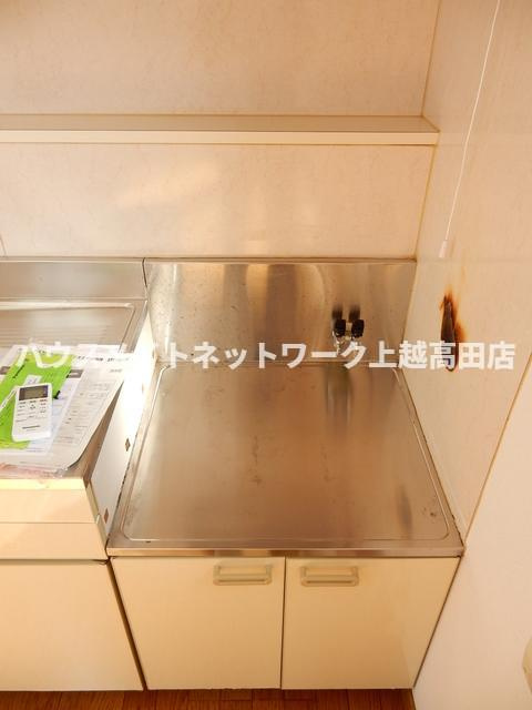 ウイングヒルズＢ棟のキッチン|コンロ置場