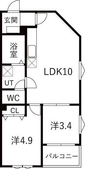 DEVELD中郷Ⅱの間取り
