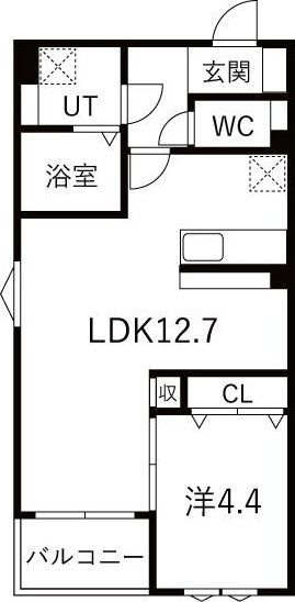 DEVELD中郷Ⅱの間取り