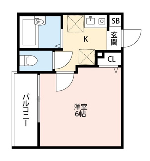 【間取り】 | ＴＡＴＥＲＵＡｐａｒｔｍｅｎｔ足立区梅田４丁目 | 間取りです。