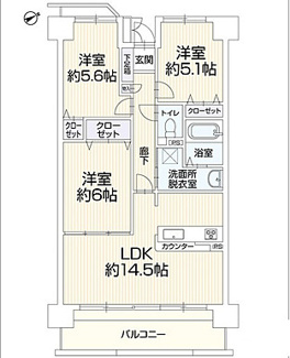 【間取り】 | グラン・コート長楽寺