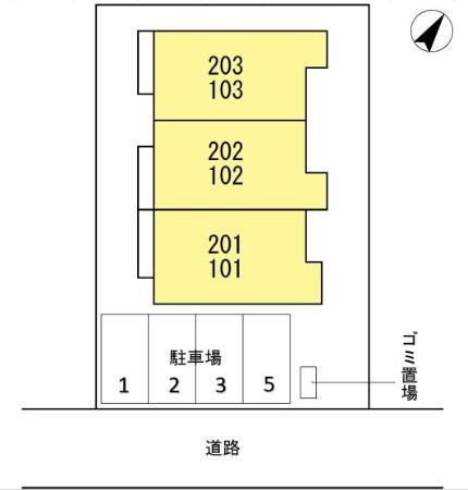 メイプル鷺沼の区画図