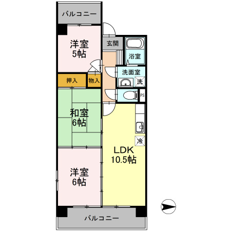 リーガル鷺沼の間取り