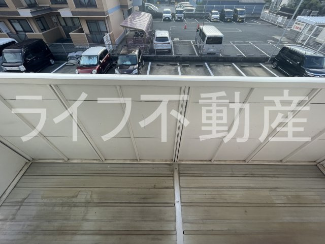 ヴェルディハイツのバルコニー|広々としたバルコニーです
