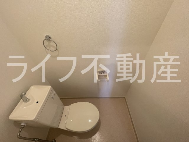 ヴェルディハイツのトイレ|清潔感のあるトイレです
