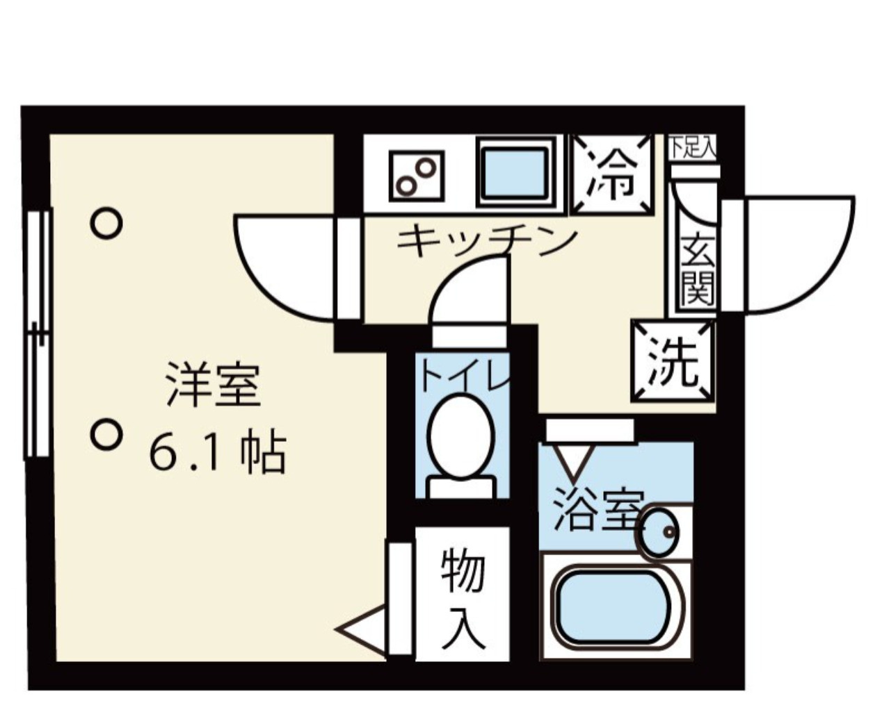 アルカディアの間取り|間取り