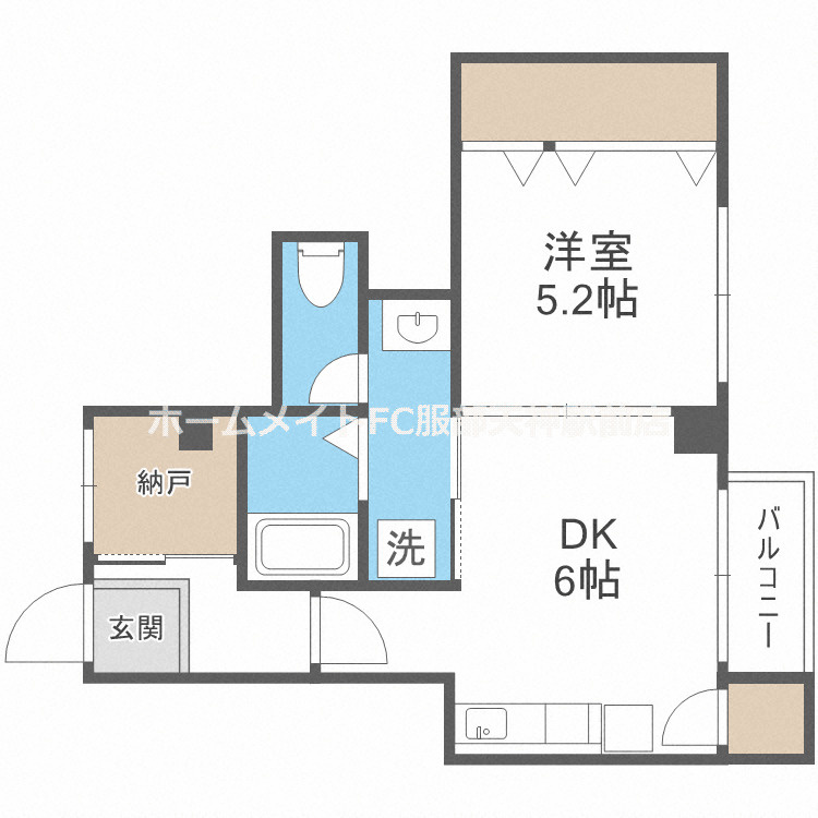 S.E.N.S TENROKUの間取り