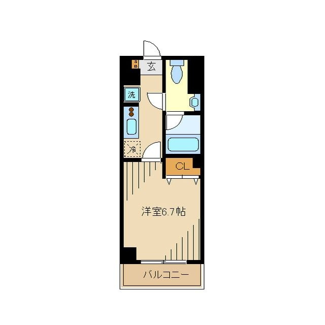 北新宿アーバンエクセレントの間取り|間取りです。