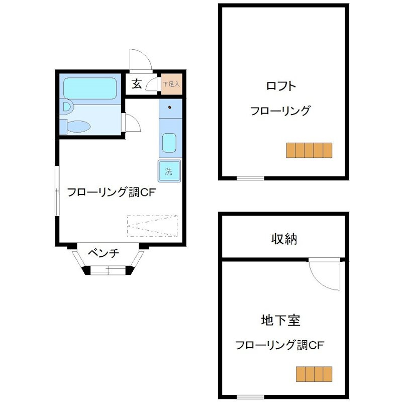 プラザＵＳＡ菊名 の間取り|間取りです。
