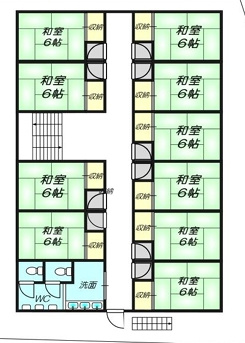 枚方市宮之下　１棟貸の間取り