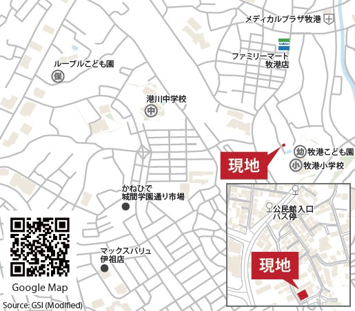 浦添市牧港2丁目（全3棟）の地図|地図♪