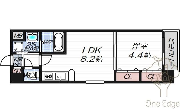 アーバネックス梅田東の間取り