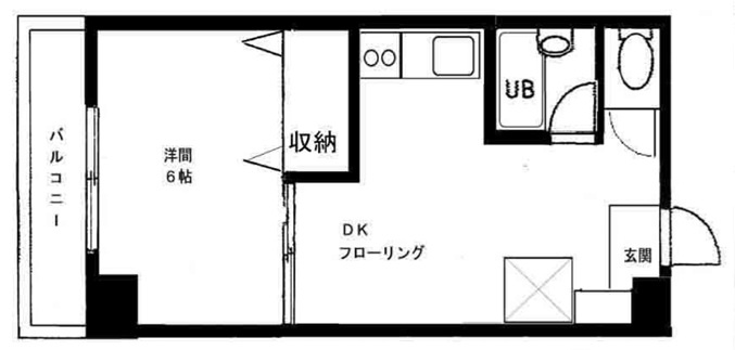 秀和マンションの間取り