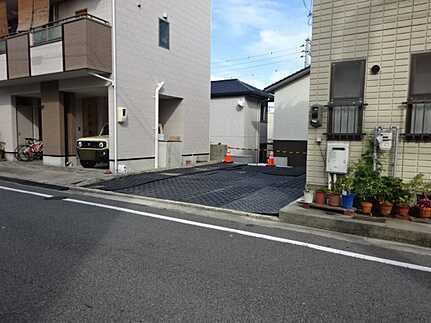 宇品西2丁目の前面道路含む現地写真