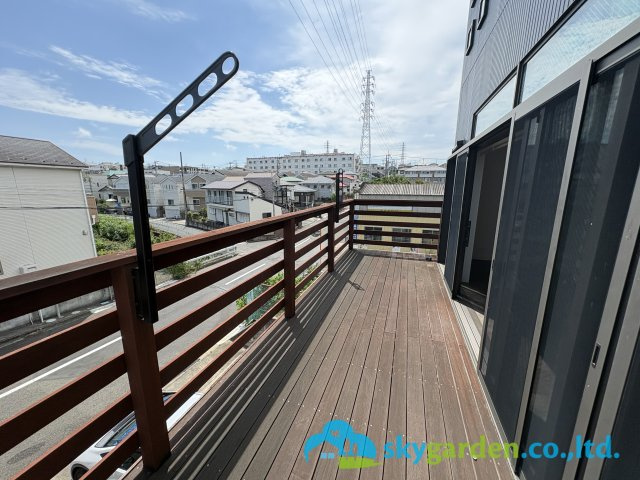 藤沢市石川5丁目　中古戸建のバルコニー
