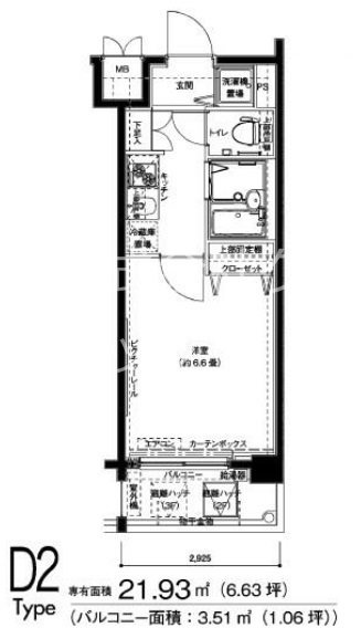 ドルチェ横浜・桜木町の間取り