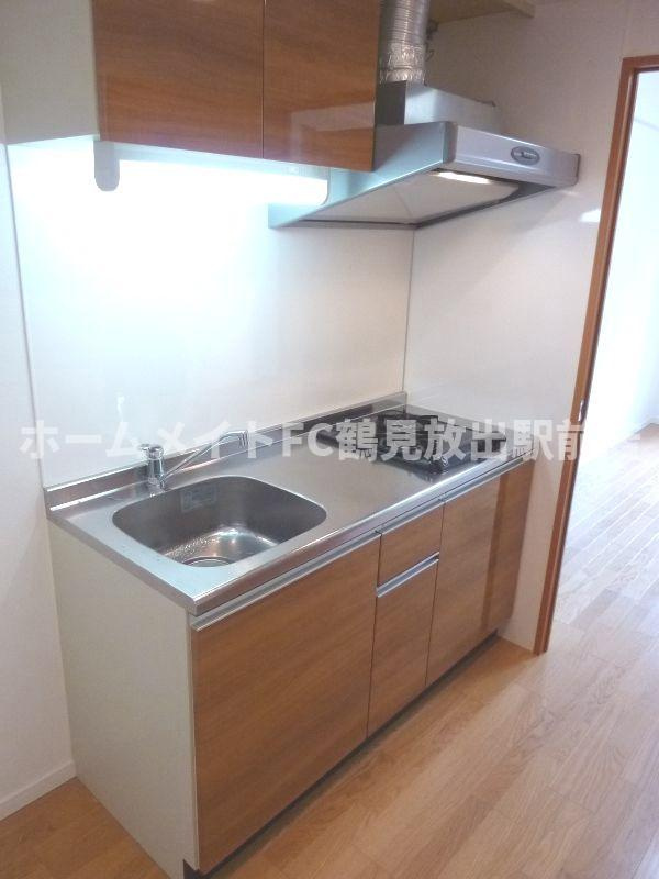 大阪市鶴見区鶴見４丁目の賃貸マンションのキッチン